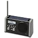 Roberts SOLARDAB-BK Solar Powered DAB Radio with Rechargeable Battery Pack - Black