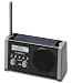 Roberts SOLARDAB-BK Solar Powered DAB Radio with Rechargeable Battery Pack - Black