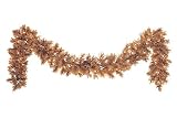 9' x 12 Brown Pre-Lit Cashmere Pine Christmas Garland - Clear Lights