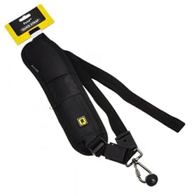 EarlyBirdSavings New Black Quick Draw DSLR Camera Shoulder Sling Strap Mount Carry Case