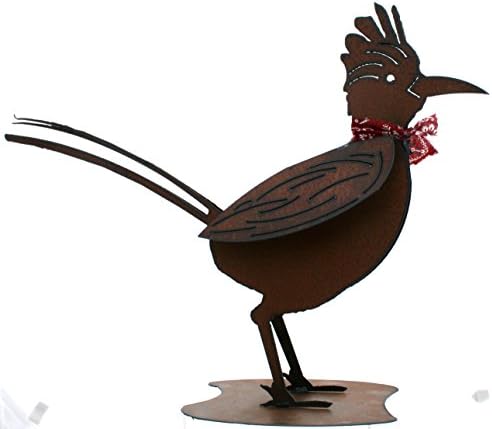 Rustic Metal Figurine Free Standing Roadrunner