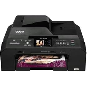 Click here to buy Brother Printer MFC-J5910DW Wireless Color Photo Printer with Scanner, Copier and Fax.