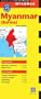 Myanmar Travel Map Third Edition