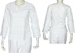 Womens Shirt Cotton Long Sleeve Top Blouse Chikan Embroidery Size XS (ctop402)