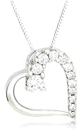 $199.99 - Diamond Journey Heart Pendant