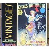 1000-Piece Vintage Jigsaw Puzzle - Cycles "Automoto"