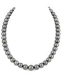 8-10mm Black Tahitian Pearl Necklace- AAAA Quality