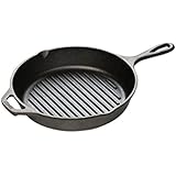 Lodge Logic Cast-Iron Skillet Grill Pan