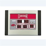 Arkansas Razorbacks NCAA Scoreboard Desk Clock (6.5x9)