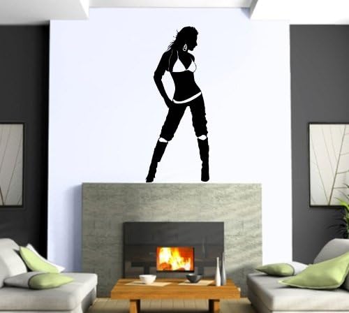 Sexy Hot Girl Shadow Beautiful Figure Mural Wall Art Decor Vinyl Sticker z185