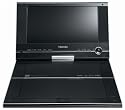 Toshiba SD P 101 DT K TE 10,2 Zoll / 26 cm Tragbarer DVD-Player (DivX-zertifiziert) mit integriertem DVB-T Tuner schwarz/silber