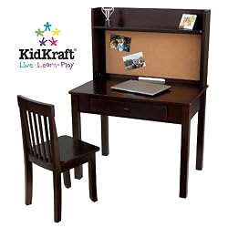 Kidkraft Pinboard Desk with Hutch and Chair