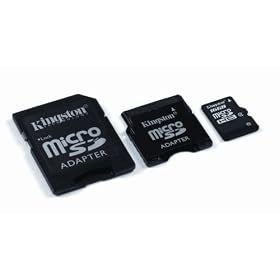 Kingston 16 GB Class 2 microSDHC Flash Memory Card with SD & mini SD Adapters 41jRuObn8lL. SL500 AA280 Kingston 16 GB Class 2 microSDHC Flash Memory Card with SD & mini SD Adapters