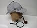 Sherlock Holmes Detective Hat, Pipe and Magnifying Glass - Adult