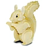 Wooden Model Construction Kit : Wooden Squirrel [Toy]