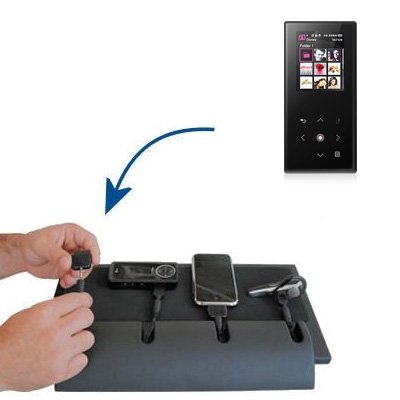 Gomadic Universal Charging Station - tips included for Samsung YP-S5 many other popular gadgets