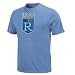 Kansas City Royals Light Blue Silver Era Retro Logo T-Shirt
