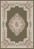 Signature Aubusson Sage Traditional 3.10 X 5.4 Area Rug