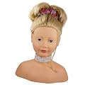 G�tz 1192052 Haarwerk blond mit Zubeh�r / Schmink- und Frisierkopf