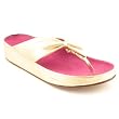 MICHAEL KORS Luna Sandals Thongs Shoes Gold Womens SZ