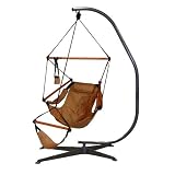 Hammaka Hammocks Suelo Stand/Wood Chair Combo - Natural Tan