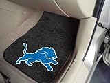 Detroit Lions Printed Carpet Car Mat 2 Piece Set
