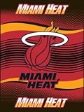 NBA Basketball Slam Dunk Blanket/Throw Miami Heat - Fan Shop Sports Merchandise