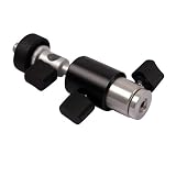 Ball and Socket Swivel Tripod Ballhead with Flash Hot Shoe Adaptor, Umbrella Support & 1/4'', 3/8'' Threads for Tripod and Light Stand Supportby Kaavie