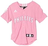 MLB Philadelphia Phillies Screen Print Baseball Jersey Girls'