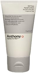 Anthony Logistics For Men Oil Free Facial Lotion, 2.5 oz