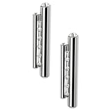 Manhattan Earclips, crystal/palladium-plated