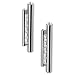 Manhattan Earclips, crystal/palladium-plated