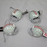 Ohio State Buckeyes NCAA Mini Helmet Ornaments 4 Pack