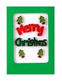 GelGems Greeting Card merry christmas