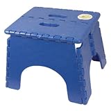 B&R Plastics 101-6B-BLUE EZ Foldz Step Stool