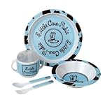 Lil' Cow Pokie Melamine Set/5 Boy