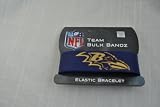 Baltimore Ravens NFL extra wide 1" bulky Bandz bracelet **NEW**