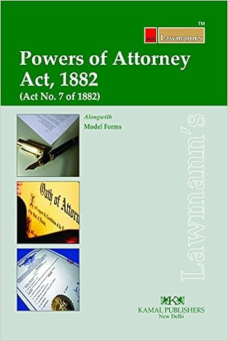 Power of Attorney Act 1881 (Lawmann's) 2017 Edition Book