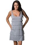 Revolver Clothing - Silver Flutter Tank Dress - Pair with Leggings