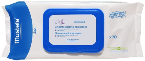 Mustela Bebe Range Dermo-Soothing Wipes - Delicately Fragranced