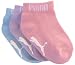 Solid Gripper Mini Quarter Crews- 3 Pack(Infant to Baby)