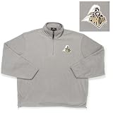 Purdue Boilermakers NCAA Glacier Fleece Pullover Sweatshirt (Grey Heather)