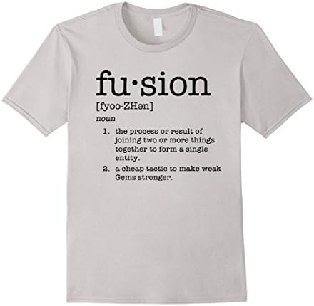 Men's Fusion Definition T-shirt Medium Silver