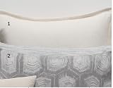 Calvin Klein Home Tortoise King Sham, Platinum