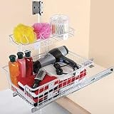 Under Bath Sink Double Shelves