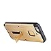 iPhone 6S, iPhone 6, Tridefense Three-layer Rugged Protective Cover with Built in Screen Protector and Foldable Kickstand for Apple iPhone 6S iPhone 6 By Cazel (Gold)