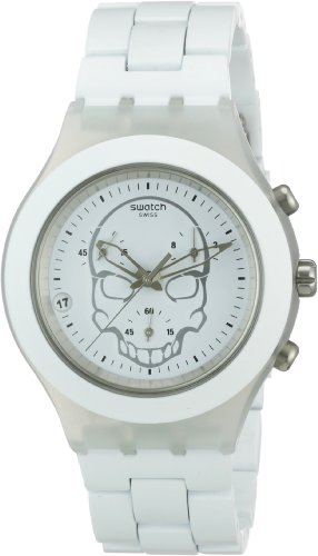 Swatch Full-Blooded White Skull Chrono Men's watch #SVCW4000AG