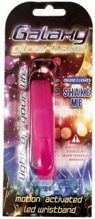 LED Galaxy Band Motion Activated Wristband (Pink) for Electric Daisy Carnival, Dance, Rave, DJ &amp; Clubs