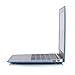 RUBAN Case Compatible with MacBook Air 11 Inch Release (A1370/A1465) - Slim Snap On Hard Shell Protective Cover and Keyboard Cover for MacBook Air 11, Grey Blue