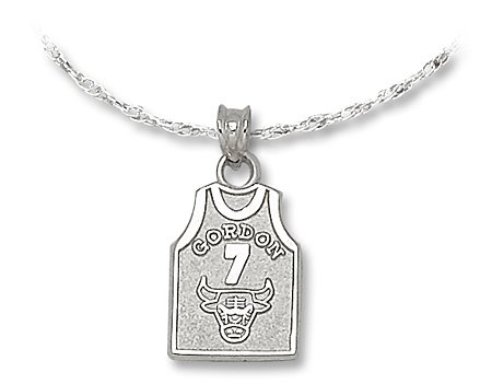 #7 Gordon Jersey Pendant - NBA Chicago Bulls - Unisex